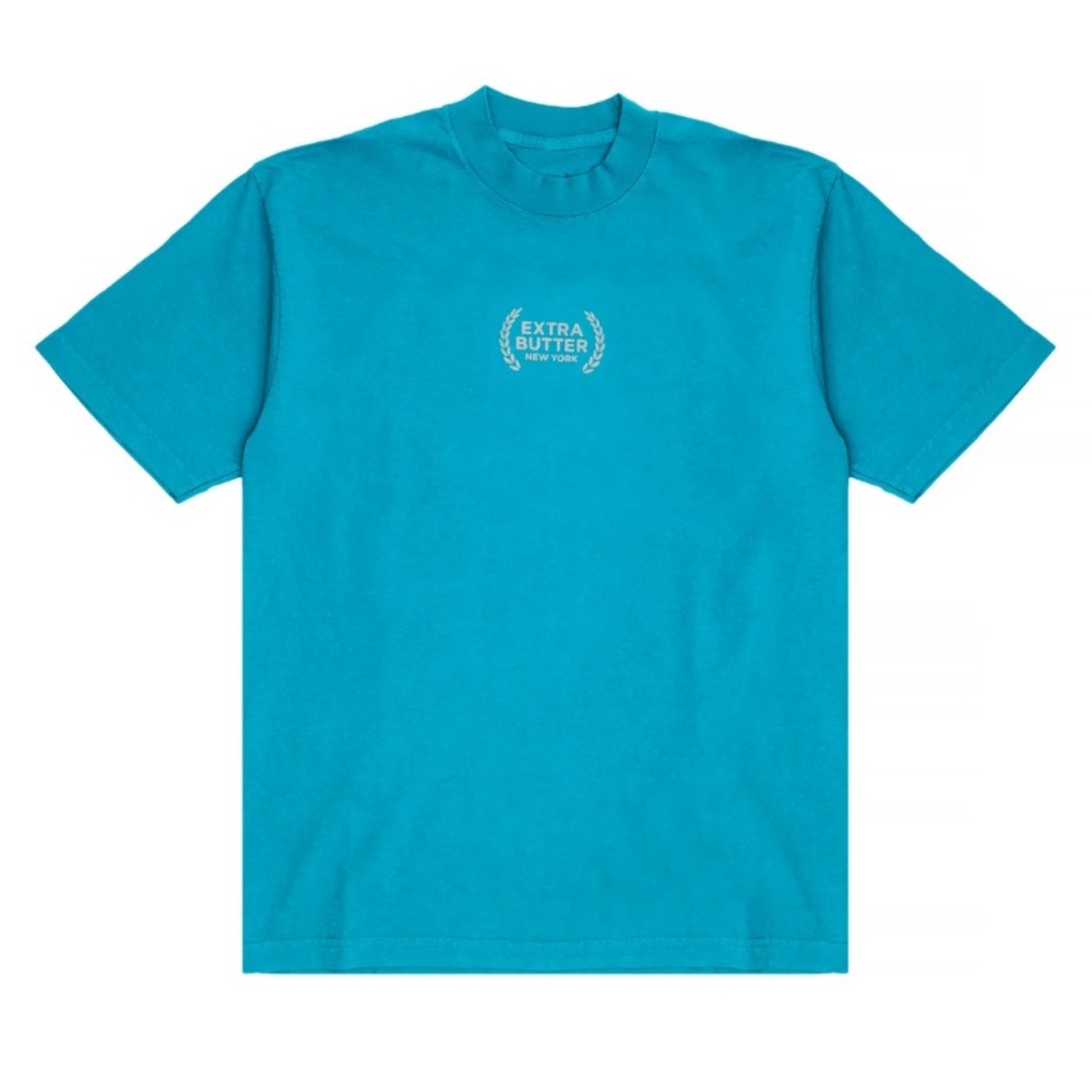 Extra Butter New York Teal T-Shirt Size XL Unisex